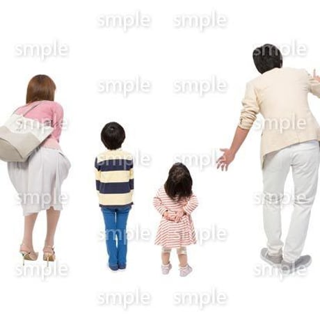 Cutout People　4人ファミリー　GG_470