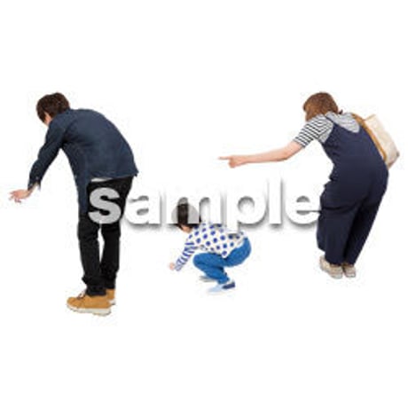 Cutout People　ファミリー　GG_184