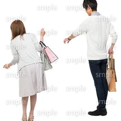 Cutout People　ショッピング　JJ_179