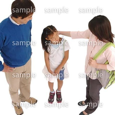 人物切抜き素材　ファミリー編　F_190