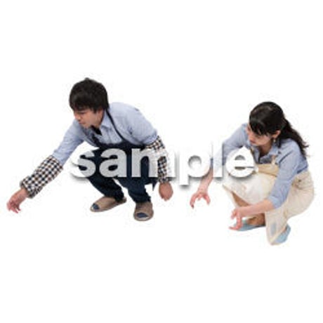 Cutout People　ガーデニング　II_177