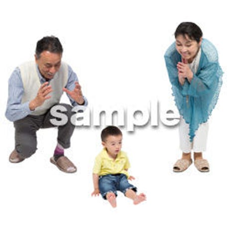 Cutout People　ファミリー　II_296