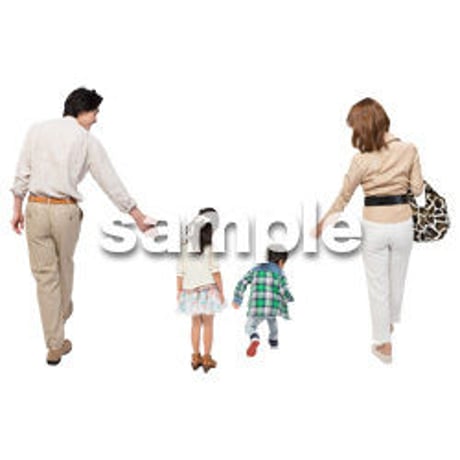 Cutout People　4人ファミリー　GG_265