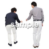Cutout People　男性ペア　JJ_435