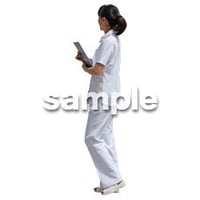 人物切抜き素材　シニア介護編　S_312