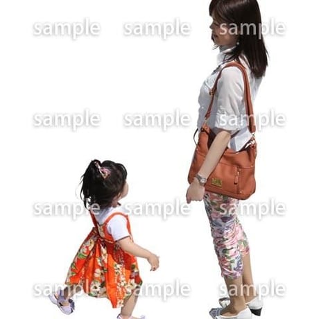 Cutout People　鳥瞰　人物　FF_144