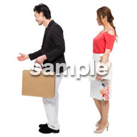 Cutout People　ショッピング　JJ_123