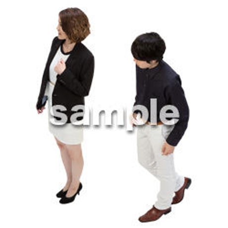 Cutout People　鳥瞰　人物　FF_037