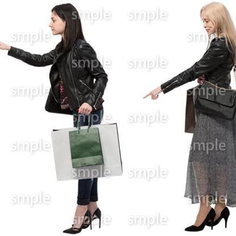 Cutout People　外国人ペア　JJ_493