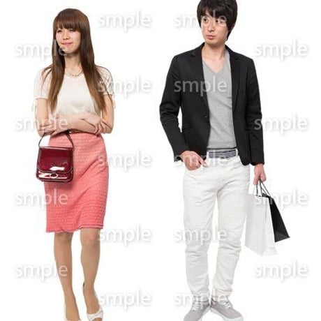 Cutout People　ショッピング　JJ_141