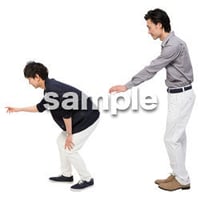 Cutout People　男性ペア　JJ_433