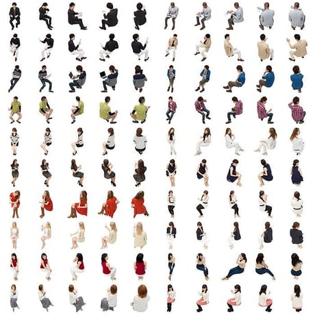 06Cutout People 鳥瞰V1 [ダウンロード版]