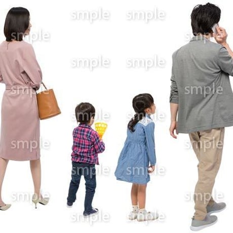 Cutout People　4人ファミリー　GG_289