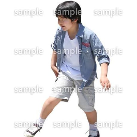 人物切抜き素材　キッズ・スクール編　O_274
