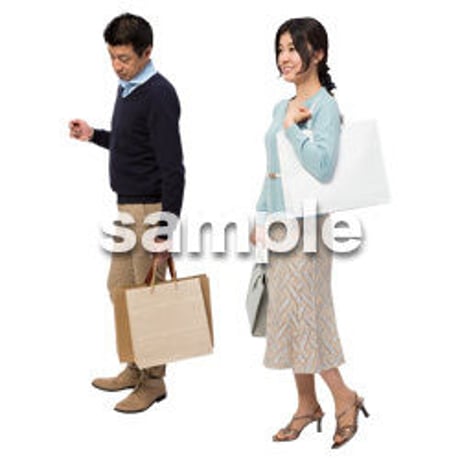 Cutout People　ショッピング　JJ_172