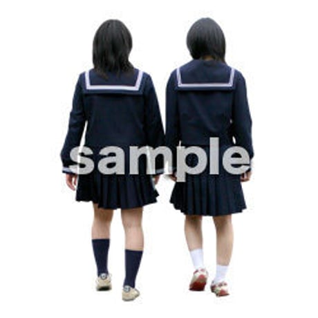 人物切抜き素材　こどもファミリー編　B_376