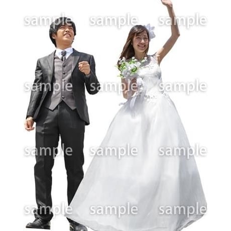 Cutout People　ウェディング　DD_037