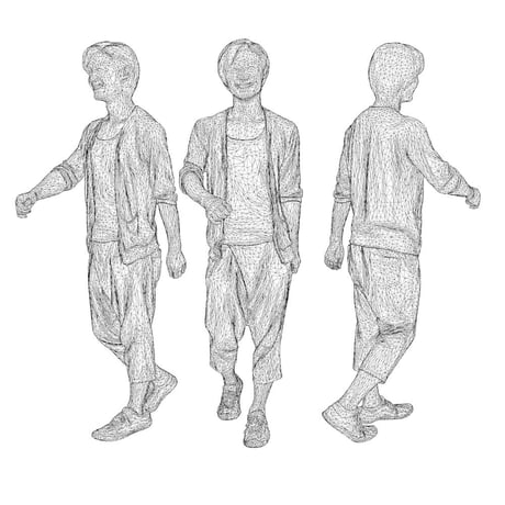 3D人物素材  [Posed]  061_Syun