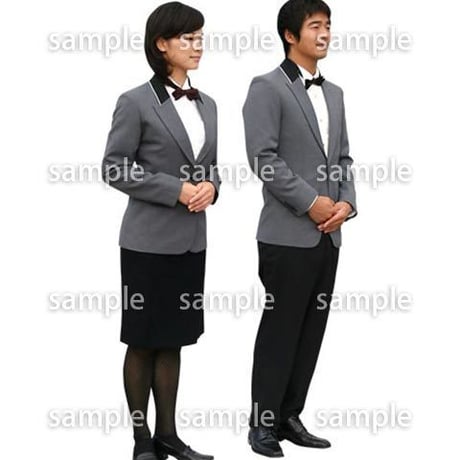 人物切抜き素材　ワーキング編　K_007
