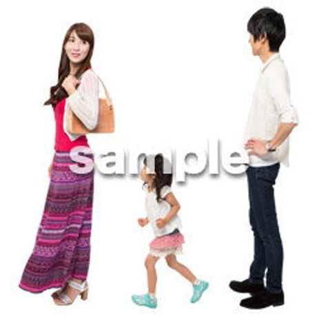 Cutout People　ファミリー　GG_078