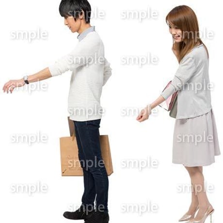Cutout People　ショッピング　JJ_178