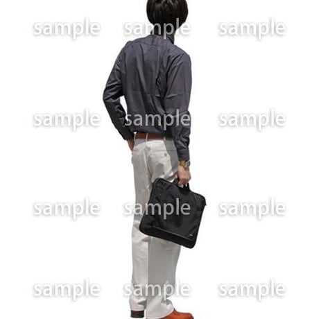 人物切抜き素材　ベーシックファッション編　P_409