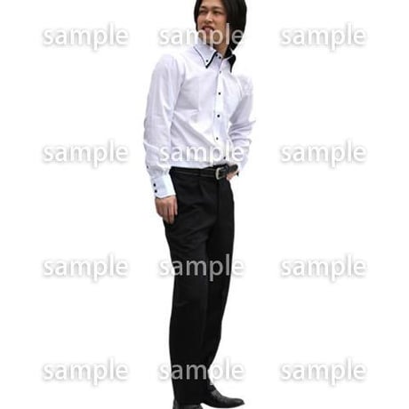 人物切抜き素材　ベーシックファッション編　P_332