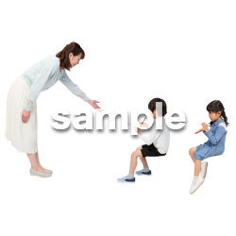 Cutout People　ファミリー　II_278