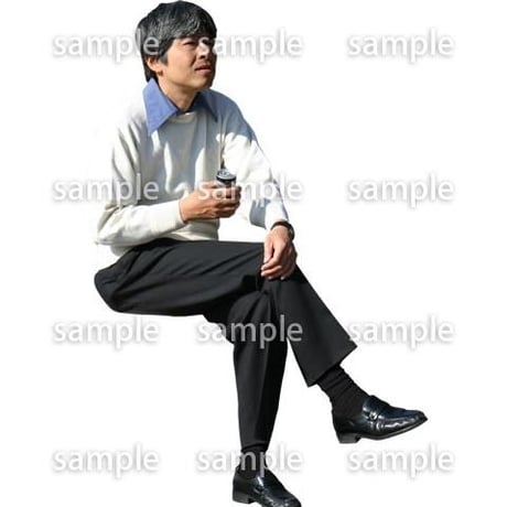 人物切抜き素材　男性女性編　A_135