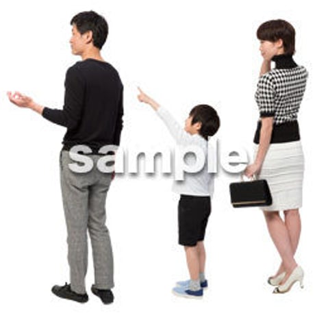Cutout People　ファミリー　GG_054