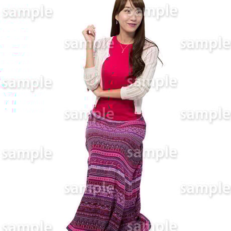 人物切抜きセット☆座る女性　1_set169