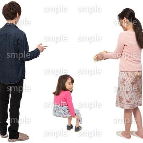 Cutout People　ファミリー　II_199
