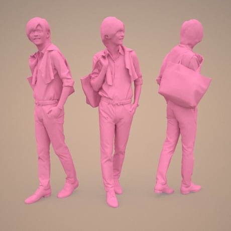 3D人物素材  [Posed]  085_Ren