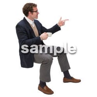 Cutout People　ビジネス　AA_408