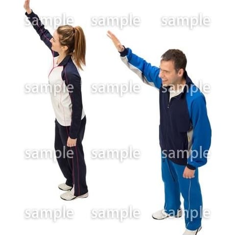 Cutout People　スポーツ 鳥瞰　CC_368
