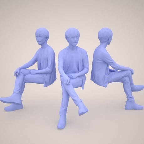 3D人物素材 [Posed]   035_Toru