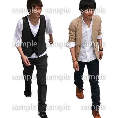 Cutout People　鳥瞰　人物　FF_121