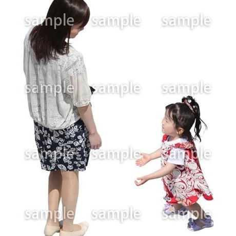 Cutout People　鳥瞰　人物　FF_149