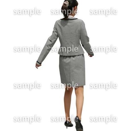 人物切抜き素材　ベーシックファッション編　P_170