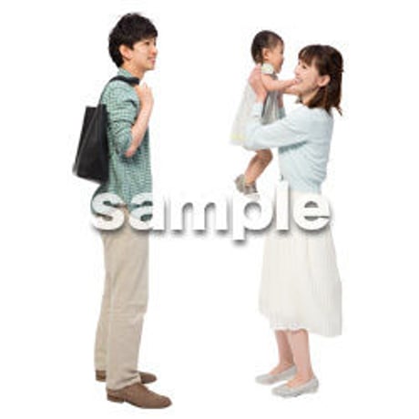 Cutout People　ファミリー　GG_123