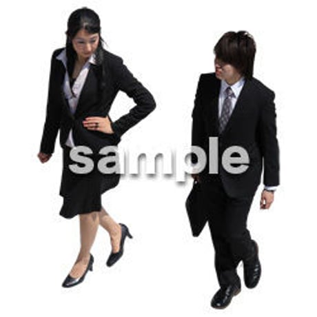 Cutout People　鳥瞰　人物　FF_112