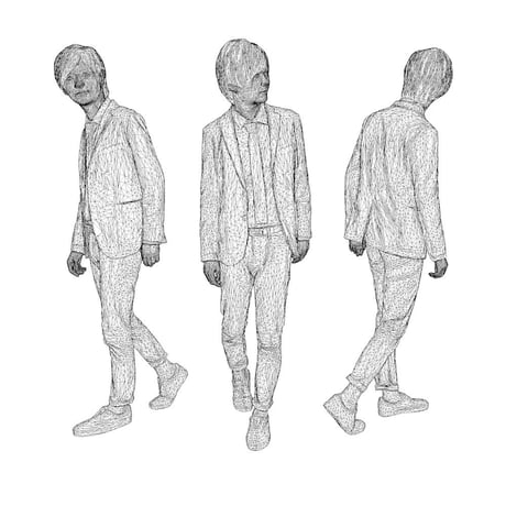 3D人物素材 [Posed]  083_Ren