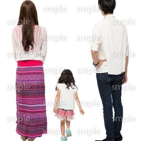 Cutout People　ファミリー　GG_080