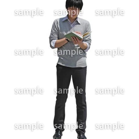 人物切抜き素材　ベーシックファッション編　P_361