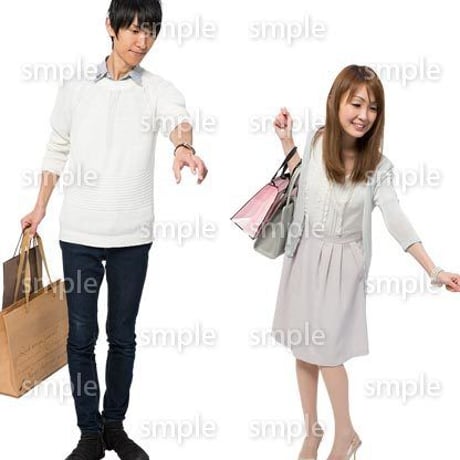 Cutout People　ショッピング　JJ_176