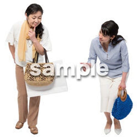 Cutout People　女性ペア　JJ_326