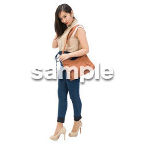 Cutout People　日本人カジュアル　BB_338