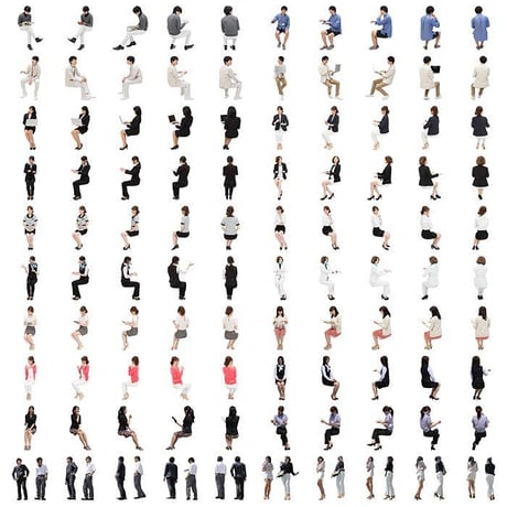 05Cutout People ビジネスV2 [ダウンロード版]