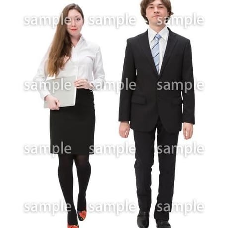 Cutout People　ビジネス　AA_036