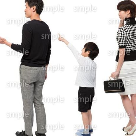 Cutout People　ファミリー　GG_054